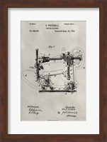Patent--Sewing Machine Fine Art Print