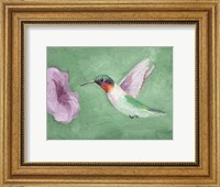 Fresco Hummingbird II Fine Art Print