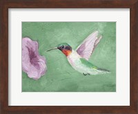 Fresco Hummingbird II Fine Art Print