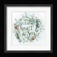 Drawn to the Sea IV Framed Print