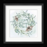 Drawn to the Sea V Framed Print