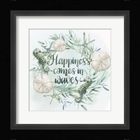 Drawn to the Sea VI Framed Print