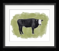 Hereford Graze I Framed Print