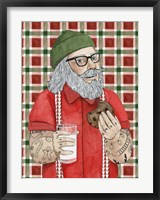 Hipster Santa I Fine Art Print
