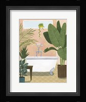 Bathtub Oasis I Framed Print