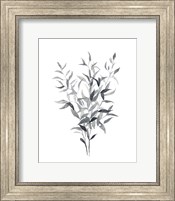 Paynes Grey Botanicals I Fine Art Print