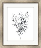 Paynes Grey Botanicals I Fine Art Print