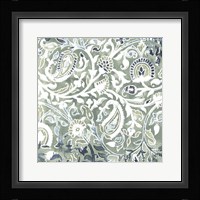 Flower Stone Tile V Framed Print