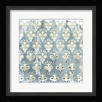 Flower Stone Tile VI Framed Print