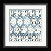 Flower Stone Tile VIII Framed Print