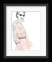 Fashion Sketches III Framed Print