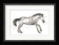Equine Impressions I Framed Print
