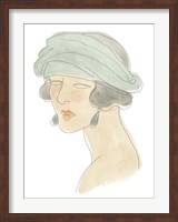 Flapper Fashion Sketches IV Fine Art Print