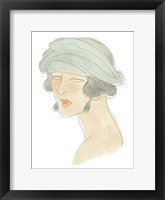 Flapper Fashion Sketches IV Framed Print