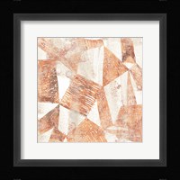Red Earth Textile II Framed Print