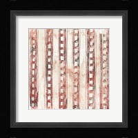 Red Earth Textile IX Framed Print