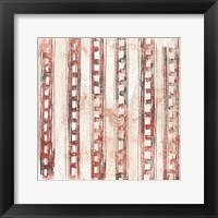 Red Earth Textile IX Framed Print