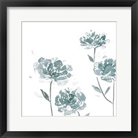 Traces of Flowers I Framed Print