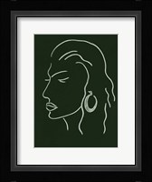 Malachite Portrait III Framed Print