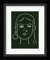 Malachite Portrait IV Framed Print
