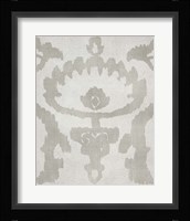 Shadow Ikat VI Framed Print