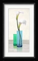 Callas in crystal vases I Fine Art Print