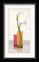 Callas in crystal vases II Fine Art Print