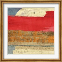 Moon Rising from the Crimson Sky I Fine Art Print