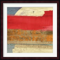 Moon Rising from the Crimson Sky I Fine Art Print