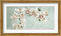 Orchid Arrangement II (Celadon) Fine Art Print