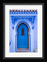 Morocco, Chefchaouen A Traditional Door Fine Art Print
