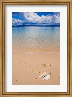 Sandy Beach And Clear Waters In The Bacuit Archipelago, Philippines Fine Art Print