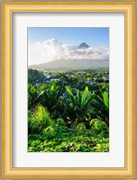 View From The Daraga Church On The Mount Mayon Volcano, Philippines Fine Art Print