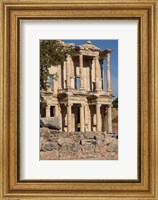 Turkey, Izmir, Kusadasi, Ephesus The Library Of Ephesus Fine Art Print