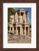 Turkey, Izmir, Kusadasi, Ephesus The Library Of Ephesus Fine Art Print
