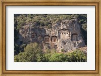 Turkey, Dalyan, Mugla Province The Six Lycian Rock-Cut Tombs Fine Art Print