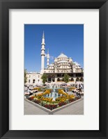 Turkey, Istanbul The Exterior Of Yeni Cami Mosque Fine Art Print