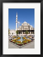 Turkey, Istanbul The Exterior Of Yeni Cami Mosque Framed Print