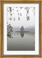 Hanoi Lake, Hanoi, North Vietnam, Pagoda Fine Art Print