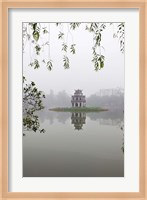Hanoi Lake, Hanoi, North Vietnam, Pagoda Fine Art Print