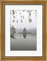 Hanoi Lake, Hanoi, North Vietnam, Pagoda Fine Art Print