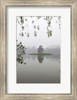 Hanoi Lake, Hanoi, North Vietnam, Pagoda Fine Art Print