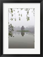 Hanoi Lake, Hanoi, North Vietnam, Pagoda Fine Art Print