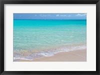 Bahamas, Little Exuma Island Ocean Surf And Beach Framed Print