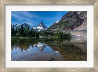 Mount Assiniboine Reflected In Sunburst Lake Fine Art Print