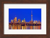 Toronto Skyline At Dusk Fine Art Print