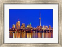 Toronto Skyline At Dusk Fine Art Print