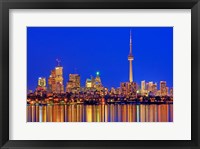 Toronto Skyline At Dusk Fine Art Print