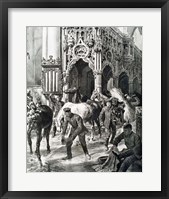 WORLD WAR I (1914-1918) The Occupation Of Aerschot By The Germans Fine Art Print