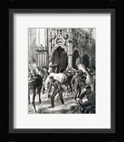 WORLD WAR I (1914-1918) The Occupation Of Aerschot By The Germans Fine Art Print